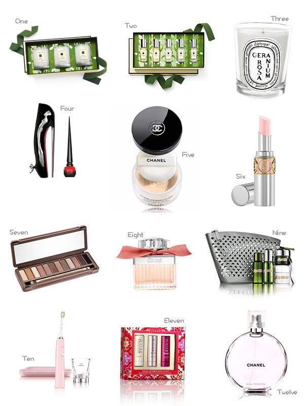 gift guide beauty