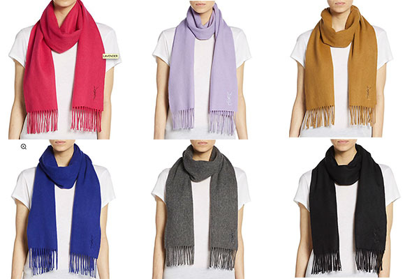 saint-laurent-scarf