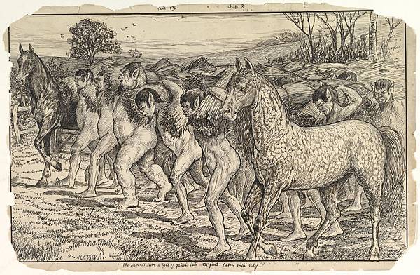 The_Servants_Drive_a_Herd_of_Yahoos_into_the_Field,_from_Gulliver The_Servants_Drive_a_Herd_of_Yahoos_into_the_Field,_from_Gulliver