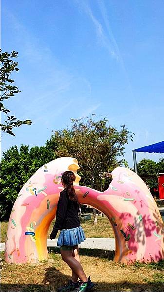 糖果為主題裝置藝術的德美公園