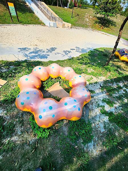 糖果為主題裝置藝術的德美公園