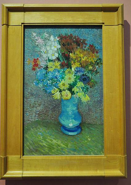 1887_藍花瓶的花束