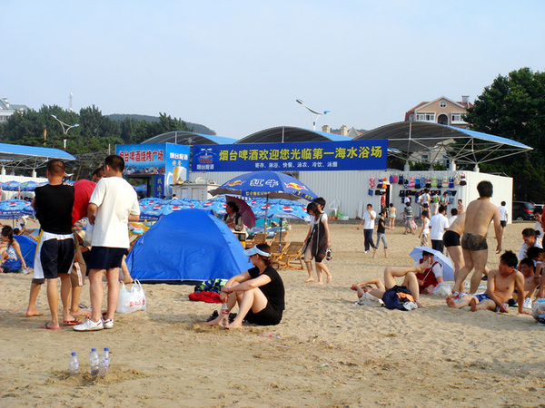 煙台海邊