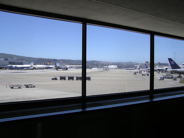 舊金山機場停機坪