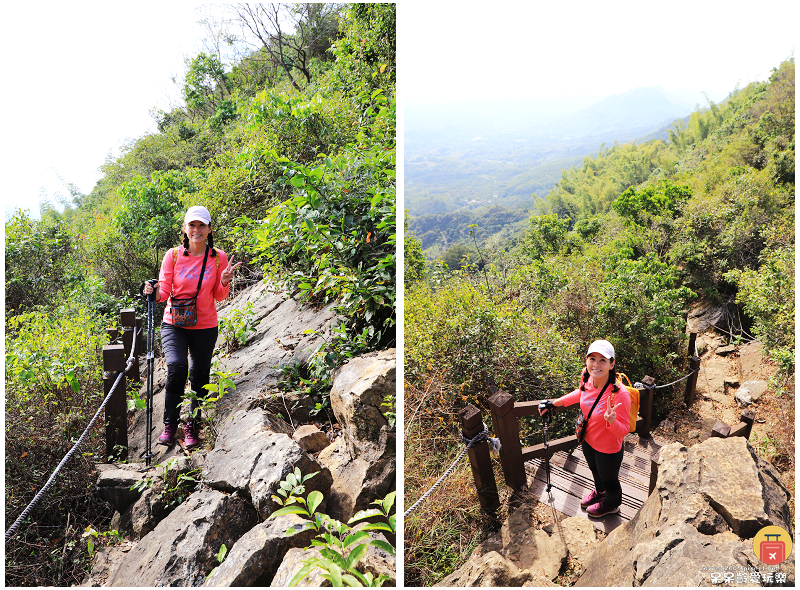 台南景點！龍麟山步道！奇岩巨石稜線好壯觀！王爺崙山海拔550