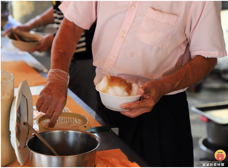 台南美食｜百年剉冰！六甲媽祖廟剉冰！加麵茶的剉冰超特別！