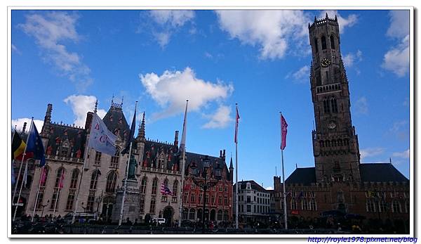  來到中世紀小城 brugge