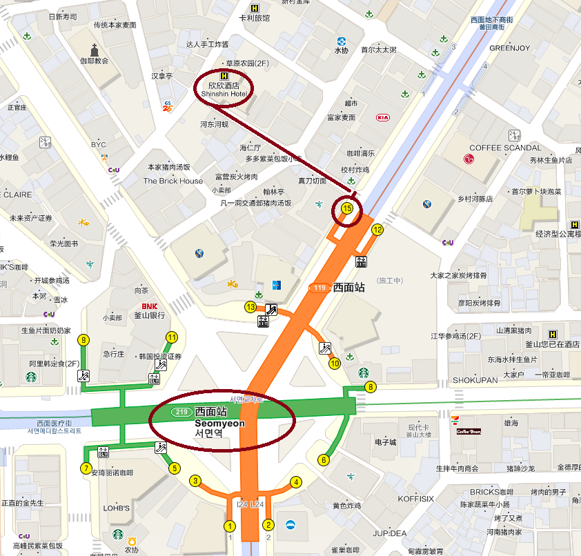 西面站-住宿-欣欣飯店 西面站-住宿-欣欣飯店