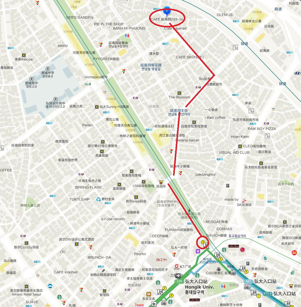 Greem cafe地圖 Greem cafe地圖