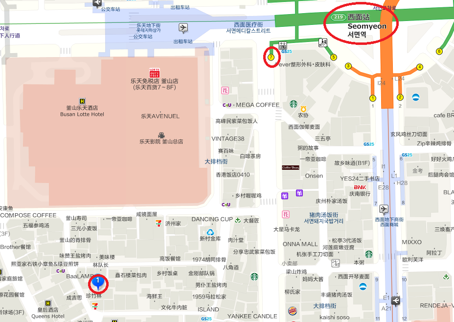 LENITH Hotel Seomyeon-位置