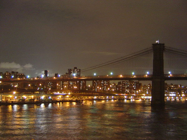 布魯克林大橋夜景