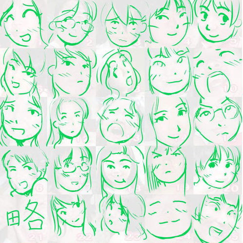 漫畫中女人的25種表情-1.jpg