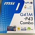 MSI G41M-P43 Combo 主機板 