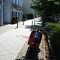 red vespa