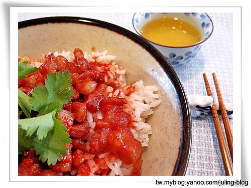 紅糟滷肉飯