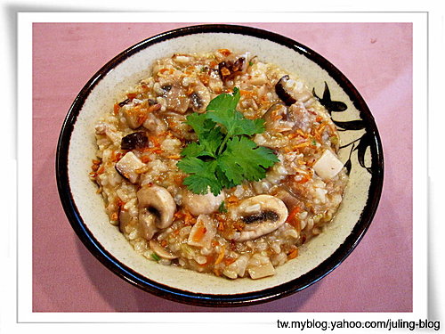 菇菇糙米粥