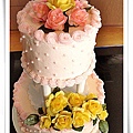 蛋糕裝飾3-Rose wedding Cake1.jpg