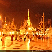 2006 In Yangon Shwedagon Pagoda in the night