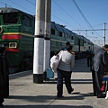 Samarkand (撒爾馬罕) Train station platform 火車站月台