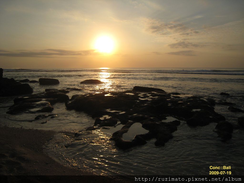 Sunset at Suluban Beach