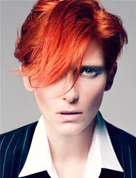 Swinton red hair bowie alike