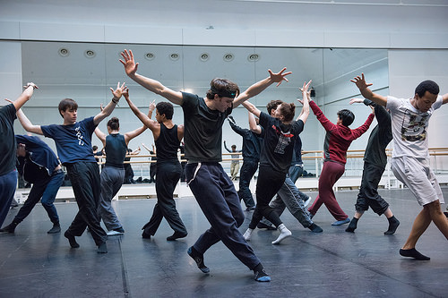 Royal Ballet rehearsing Shecter Royal Ballet rehearsing Shecter