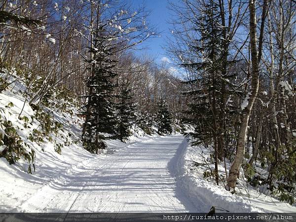Cross country skiing trail Cross country skiing trail