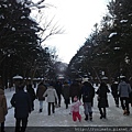 Hokkaido temple new year's day