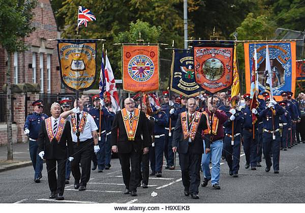 Loyalist Orange Order Parade