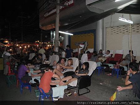 Massage place in Chiang Mai Sunday Street Market Massage place in Chiang Mai Sunday Street Market