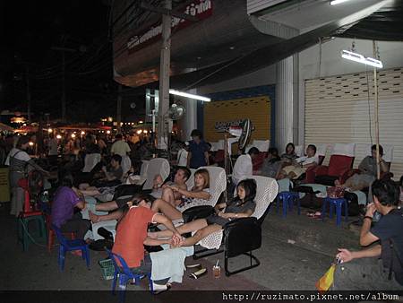 Massage place in Chiang Mai Sunday Street Market