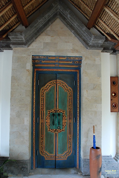Bali Ubud Puri Wulandari Bali style door to bedroom suite Bali Ubud Puri Wulandari Bali style door to bedroom suite