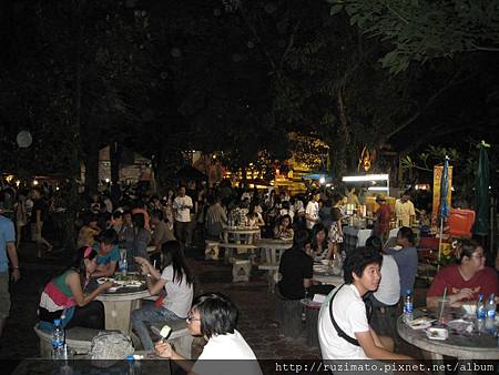 "Food court" in Chiang Mai Sunday Street Market "Food court" in Chiang Mai Sunday Street Market