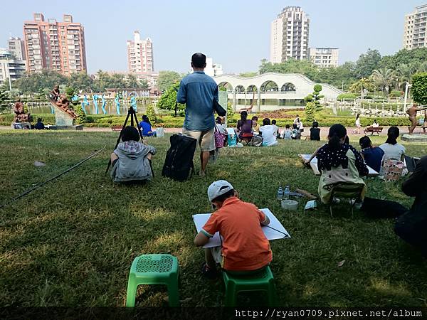 在豐樂公園舉辦的文昌盃寫生