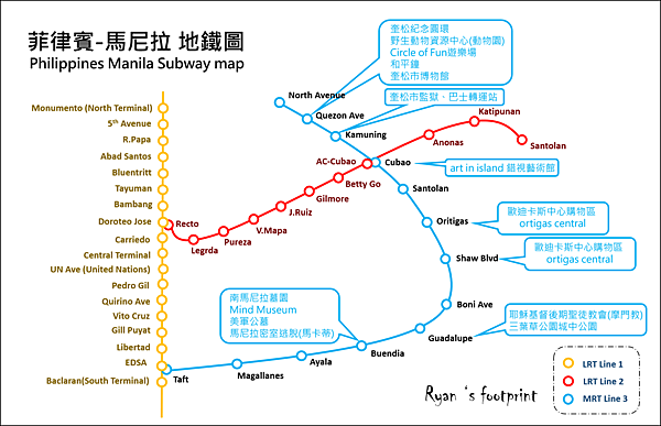 菲律賓 馬尼拉地鐵圖3號線.png