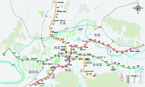 【韓國 - 大邱｜Subway map】大邱最新版本繁體中文