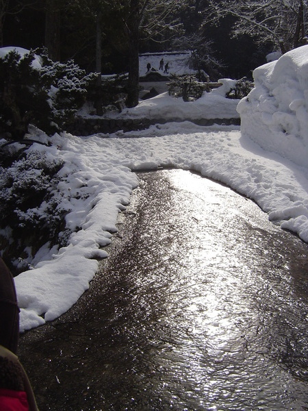 民宿大門外