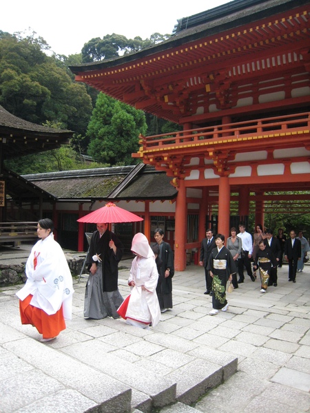 上賀茂神社的日本婚禮