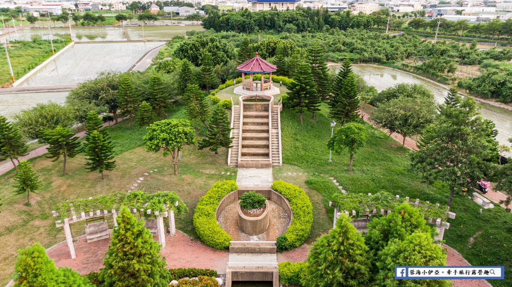 【彰化景點】秀水龍騰公園～兩尊大神龍神遊天下！荷花造景、小橋