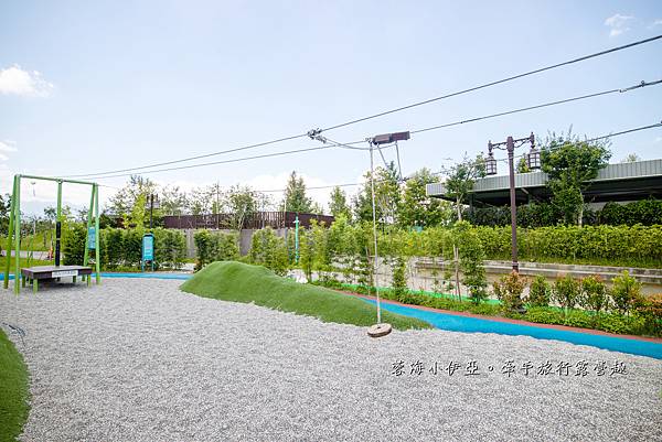 南投埔里【福興溫泉區親子公園】埔里最新親子景點（免門票），日式溫泉池泡腳戲水、共融公園，泰山溜索