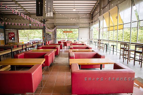 大溪免門票新景點【樂灣糧倉園區】美式復古餐廳，OUTDOOR戶外野餐風格