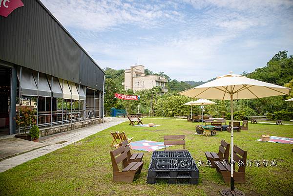 大溪免門票新景點【樂灣糧倉園區】美式復古餐廳，OUTDOOR戶外野餐風格