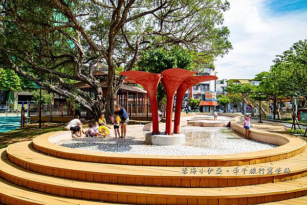 桃園景點【民族公園】戲水區開放！日式風涼亭，戲水區噴水設施、櫻花步道、野餐區、富士山造型滑梯