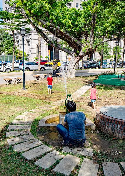 桃園景點【民族公園】戲水區開放！日式風涼亭，戲水區噴水設施、櫻花步道、野餐區、富士山造型滑梯