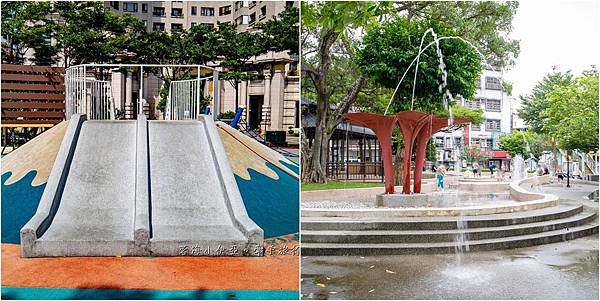 桃園【民族公園】2025戲水區開放！日式風涼亭，戲水區噴水設施、櫻花步道、野餐區、富士山造型滑梯