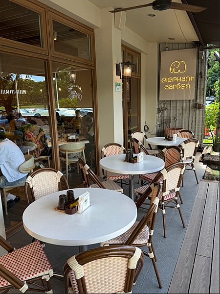 【台北早午餐】象園咖啡~門口的戶外座位區直接一秒出國也太美!