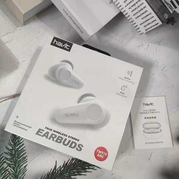 【Havit海威特】三種模式自由切換 - 耳上最強臨場體驗，ANC主動降噪真無線藍牙耳機 - TW915