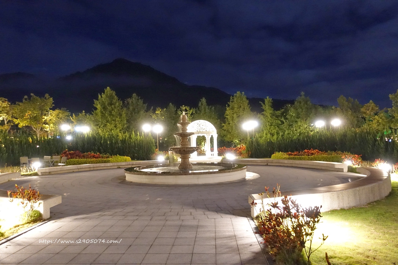 綠景公園 - 歐式庭院造景、噴水池