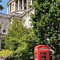 英國 倫敦 聖保羅教堂 電話亭