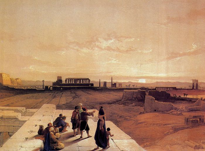 DavidRoberts-ViewOfKarnak_1838